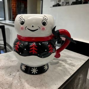 Johanna Parker Carnival Cottage Snowman Mug